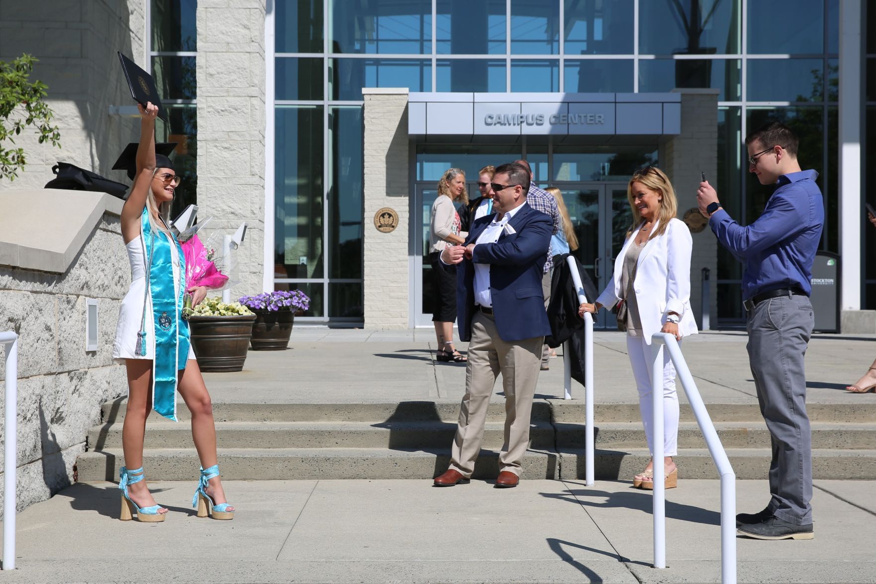 Stockton University commencement Tuesday, May 11, 2021 at the Galloway Township campus